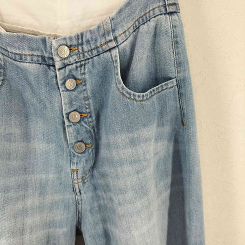 エムエムシックスメゾンマルジェラ MM6 Maison Margiela ボタンフライ ハイウエスト デニムパンツ レディース EUR:40-42
