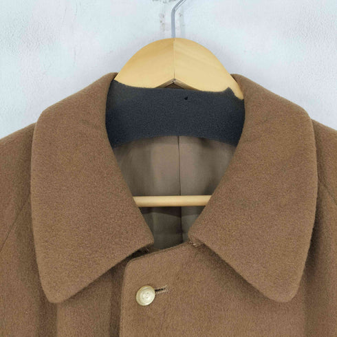 LONNER カシミア100% 比翼ステンカラーコート メンズ