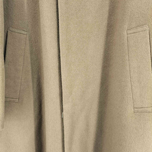 LONNER カシミア100% 比翼ステンカラーコート メンズ