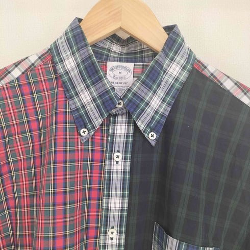 ブルックスブラザーズ BROOKS BROTHERS クレイジーパターン ボタンダウンシャツ メンズ import:M