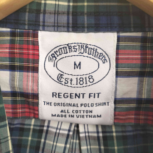ブルックスブラザーズ BROOKS BROTHERS クレイジーパターン ボタンダウンシャツ メンズ import:M