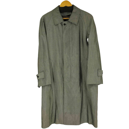 HENRY POOLE 絣 ラグランステンカラーコート メンズ 103