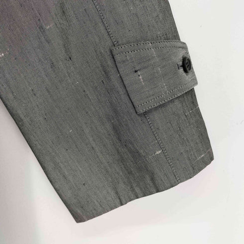 HENRY POOLE 絣 ラグランステンカラーコート メンズ 103