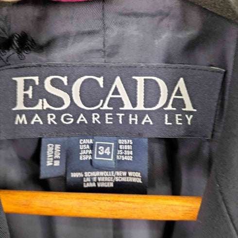 エスカーダ ESCADA ウールダブルテーラードジャケット レディース JPN:34