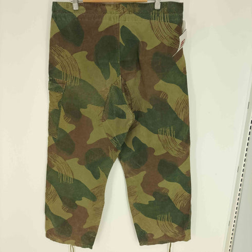 ベルギーアーミー Belgian army 50S ベルギー軍 後期型 迷彩 ブラッシュストロークカモ ボール&ムーンカモ ミリタリーパンツ カーゴパンツ 1956年製 メンズ L