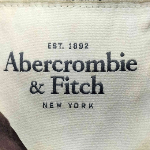 アバクロンビーアンドフィッチ Abercrombie & Fitch ロゴ刺繍 ダウンジャケット レディース import:M
