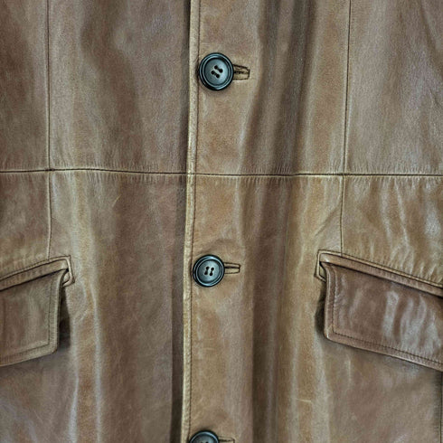 トルネードマート TORNADO MART カウレザーチェスターコート メンズ import:L