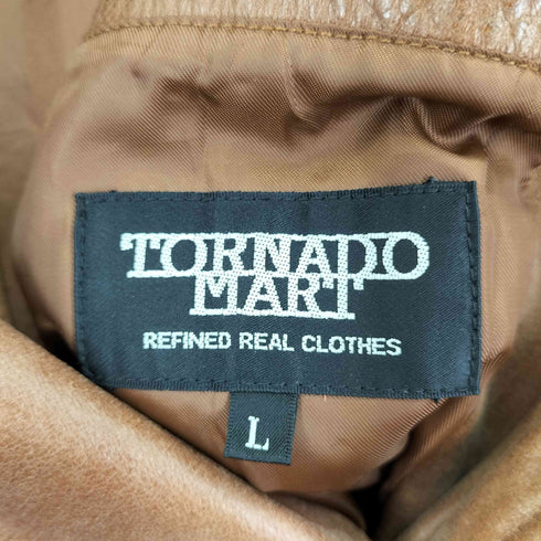 トルネードマート TORNADO MART カウレザーチェスターコート メンズ import:L