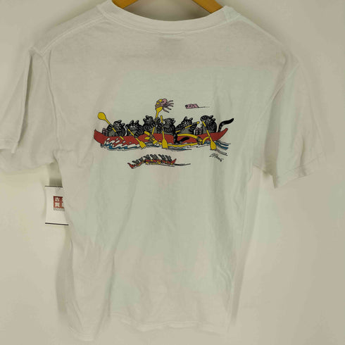 クレイジーシャツ CRAZY SHIRTS 90-00S クリバンキャット プリント S/S クルーネック Tシャツ メンズ import:S