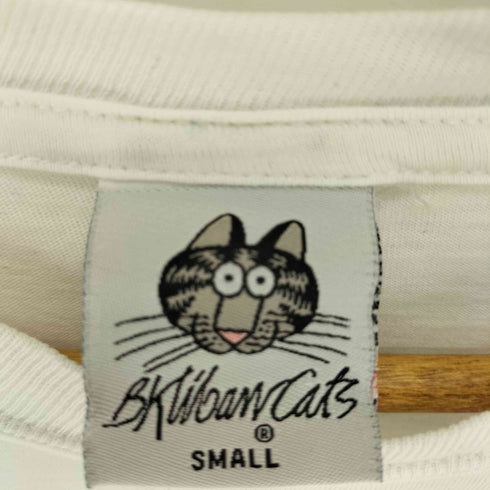 クレイジーシャツ CRAZY SHIRTS 90-00S クリバンキャット プリント S/S クルーネック Tシャツ メンズ import:S