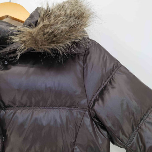 ユニクロ UNIQLO ナイロン ファー ダウンコート レディース JPN:S