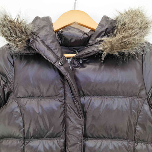 ユニクロ UNIQLO ナイロン ファー ダウンコート レディース JPN:S