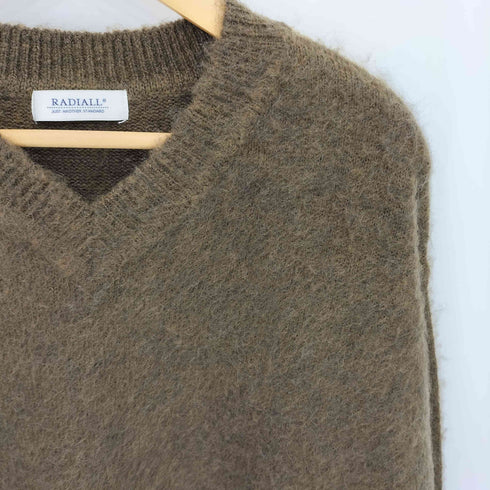 ラディアル RADIALL HUNTINGTON V NECK SWEATER ハンチントン シャギーニット クルーネック セーター メンズ