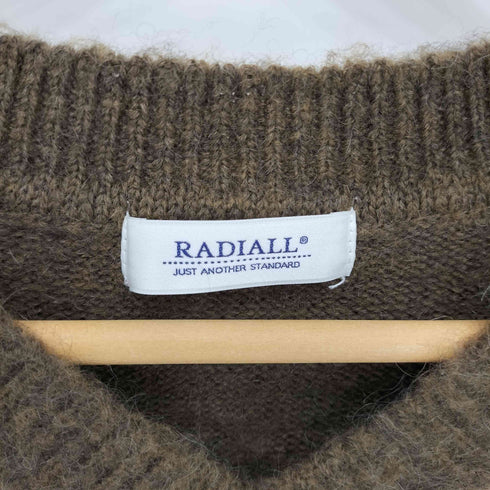 ラディアル RADIALL HUNTINGTON V NECK SWEATER ハンチントン シャギーニット クルーネック セーター メンズ