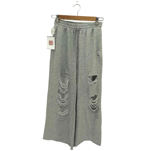 GORGE ダメージ加工 クラッシュ スウェットパンツ レディース