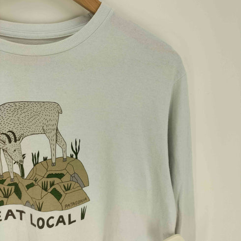 パタゴニア patagonia 20SS イースト ローカル ゴート レスポンシビリティー ヤギ 動物プリント L/S クルーネック Tシャツ メンズ import:M