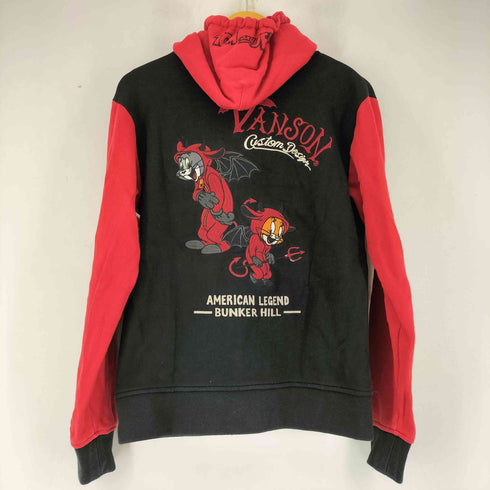 バンソン VANSON デビル ジップパーカー メンズ import:M
