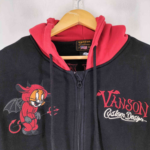 バンソン VANSON デビル ジップパーカー メンズ import:M