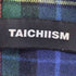 TAICHISM 裏地チェック ダメージ加工 ダックジャケット メンズ import:L
