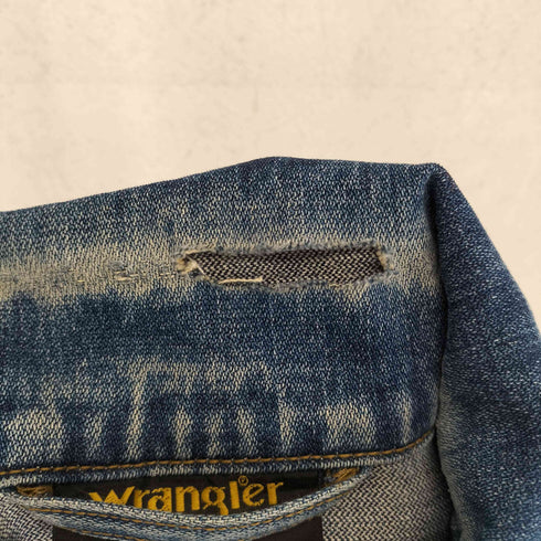ラングラー Wrangler フロントポケットデニムトラッカージャケット メンズ import:XL