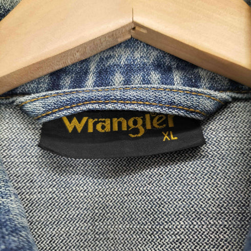 ラングラー Wrangler フロントポケットデニムトラッカージャケット メンズ import:XL