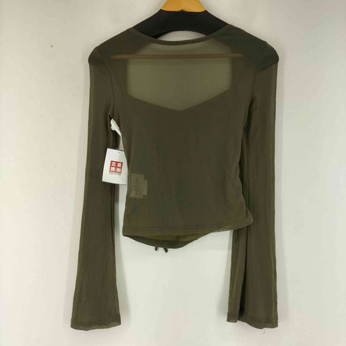 L/S シースルーデザイントップス レディース