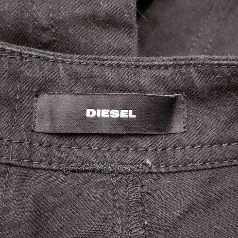 ディーゼル DIESEL デザインブラックデニムスカート レディース US:24