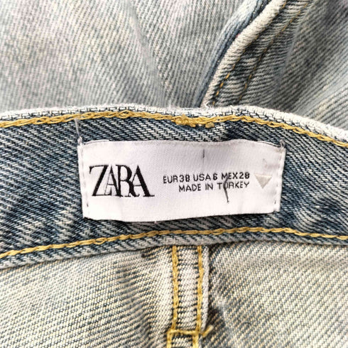 ザラ ZARA ストレートデニムパンツ レディース US 6
