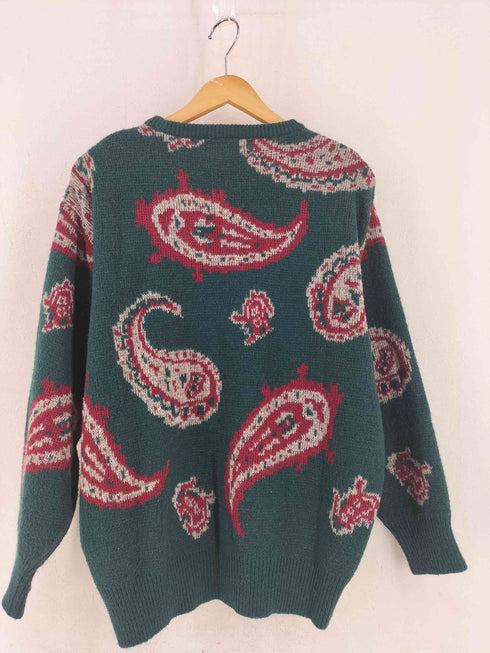 ジュンメン JUN MEN 90S モヘヤ ペイズリー柄 ニット メンズ