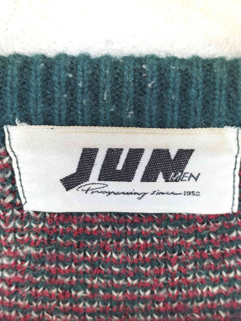 ジュンメン JUN MEN 90S モヘヤ ペイズリー柄 ニット メンズ