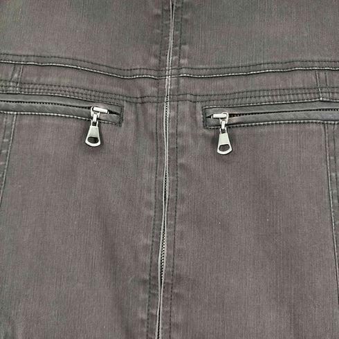 キャサリンハムネットロンドン KATHARINE HAMNETT LONDON ダブルジップ コーデュロイハイネックジャケット メンズ import:M