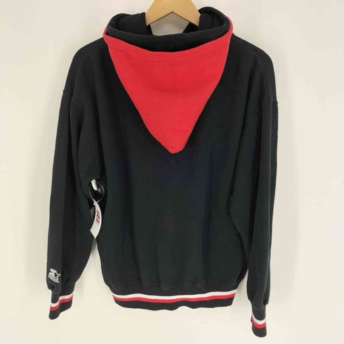 スターター STARTER 90S 北米プロバスケットボールリーグ チームロゴ刺繍 プルオーバー パーカー メンズ import:L