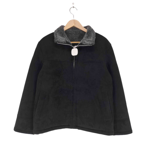 ダニエルクレミュ DANIEL CREMIEUX フェイクスエード ジップアップジャケット メンズ M