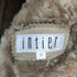 INTIER 金ボタン ラムレザームートンコート レディース import:M