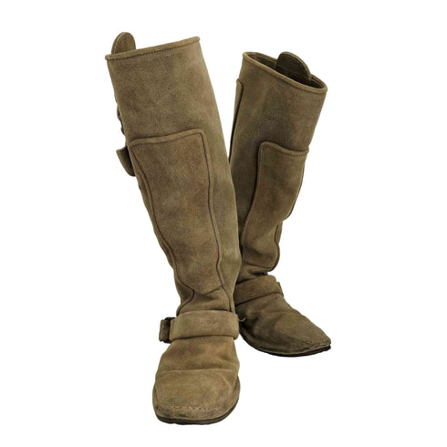 pippi スエード ウエスタンブーツ ビブラムソール レディース