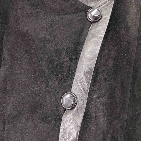 シャルルジョルダン CHARLES JOURDAN デザインレザーコート レディース