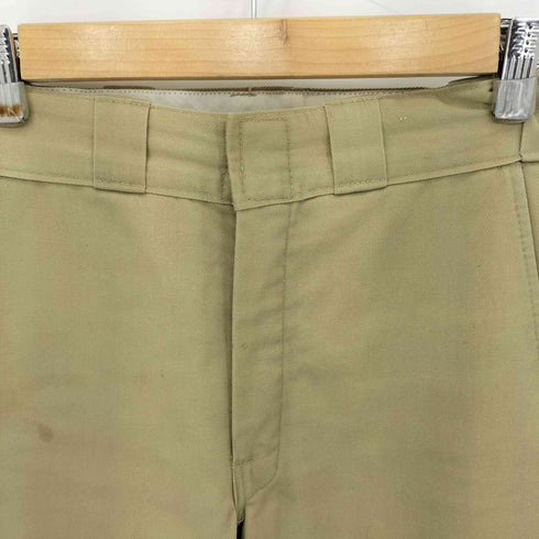 ディッキーズ Dickies 60-70s セミオートマチック式 ジッパーフライ 裏地ブランケット チノ パンツ レディース 26/34