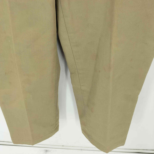 ディッキーズ Dickies 60-70s セミオートマチック式 ジッパーフライ 裏地ブランケット チノ パンツ レディース 26/34