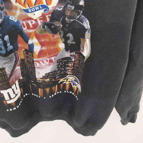 DYNASTY 2001 SUPER BOWL XXXV クルーネックスウェットトレーナー メンズ M