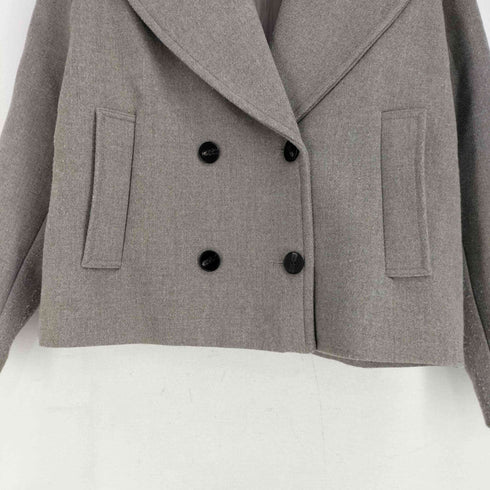 ザラ ZARA ダブルブレスト ショートコート レディース import:S