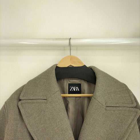 ザラ ZARA ダブルブレスト ショートコート レディース import:S