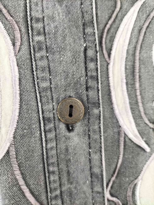 刺繍 つなぎ レディース