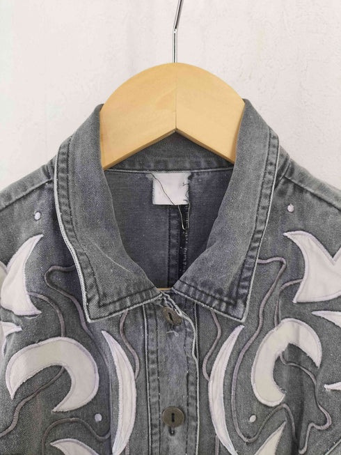 刺繍 つなぎ レディース