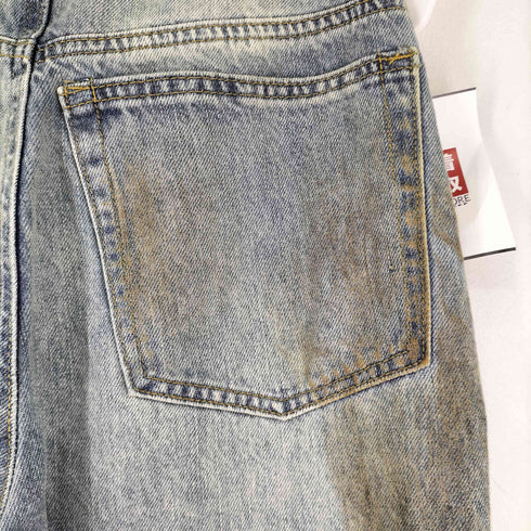 BANGON ダメージ加工デザインデニムパンツ メンズ