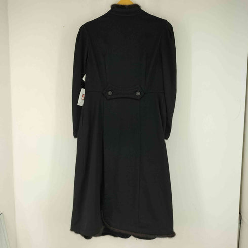 ファー付き ロングコート レディース