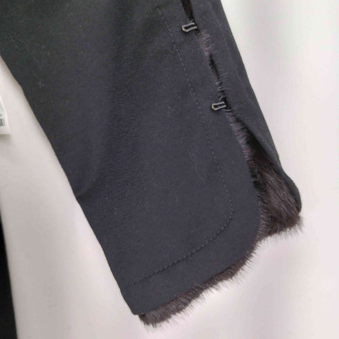 ファー付き ロングコート レディース