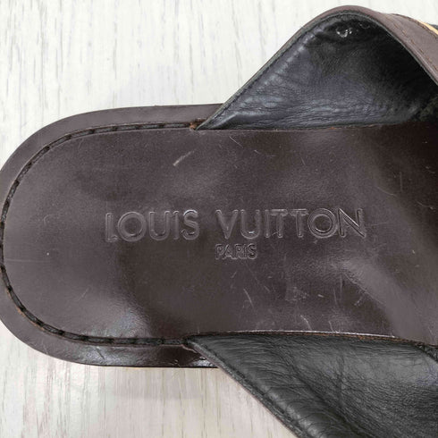 ルイヴィトン LOUIS VUITTON エスパドリーユ キャンバス レザー ジュート レディース 5