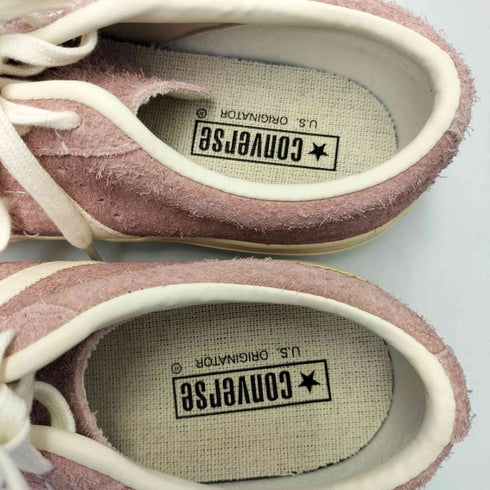 コンバース CONVERSE 24AW STAR&BARS US SUEDE DUSTY PINK スターアンドバーズ スエード ダスティピンク ローカット スニーカー レディース CONVERSE:4