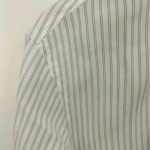 アルマーニコレツィオーニ ARMANI COLLEZIONI ストライプ スナップダウンシャツ ドレスシャツ メンズ FR:42