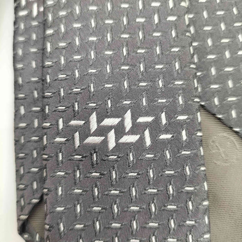 ジョルジオアルマーニ Giorgio Armani 総柄 織柄 シルクネクタイ メンズ